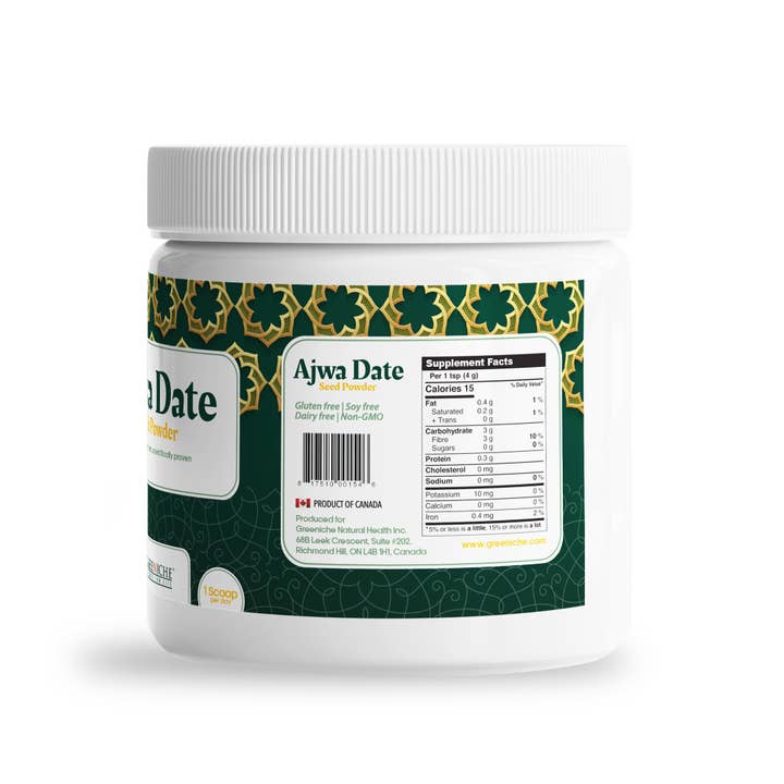 Greeniche Natural Health - Wholesale Protein/Superfood Powder - Ajwa Date Seed Powder1