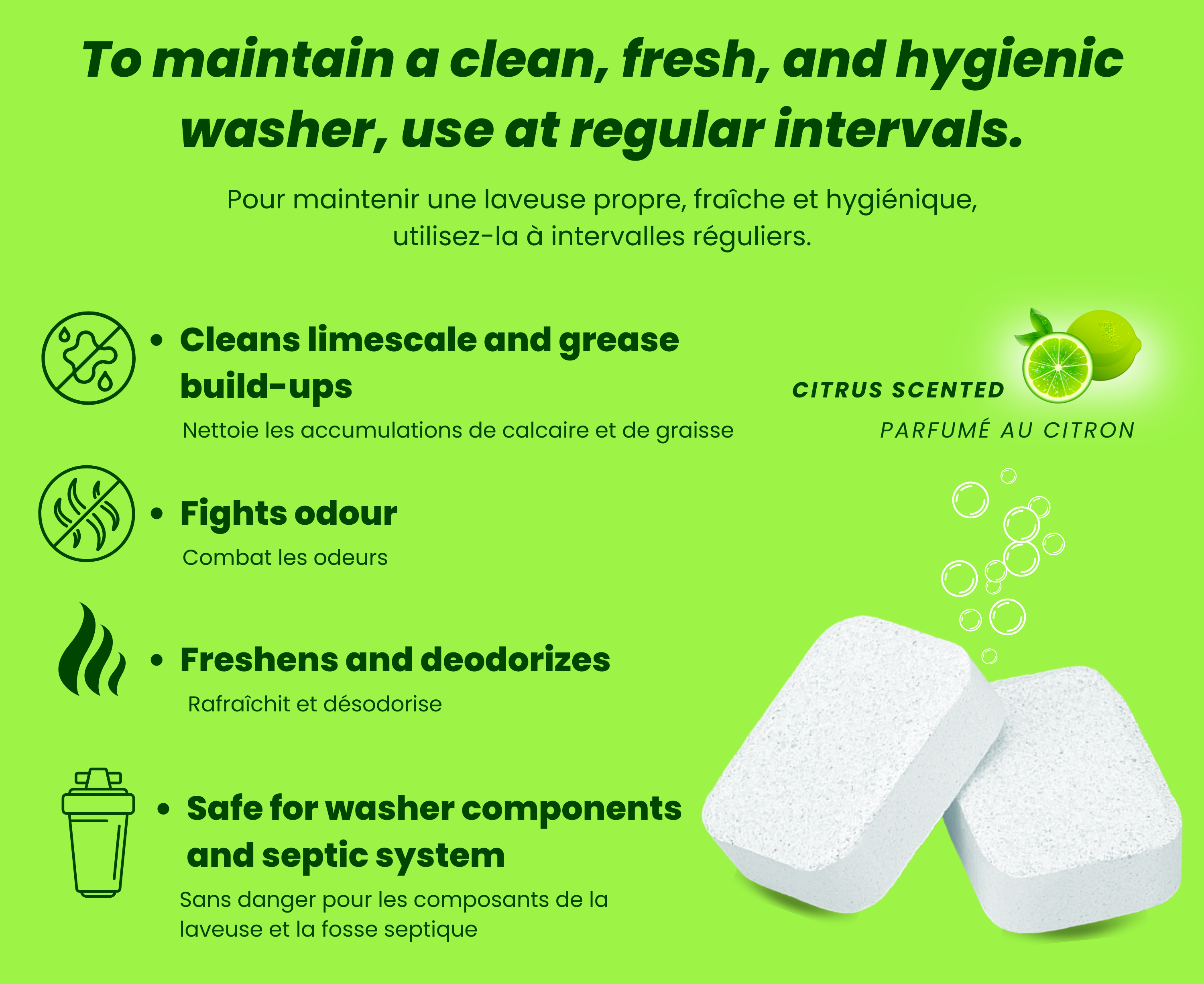 ALL DISTRICT JEANS Inc. - Wholesale Vaatwastabletten - Reinigingstabletten voor vaatwasmachines, 12 stuks3