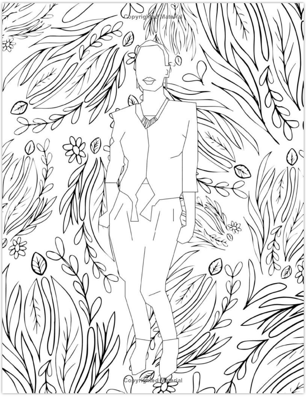 Illustrated Melanin - Wholesale Coloring & Activity Book - Adult - Find Joy Through Color: Coloring Book for Women2