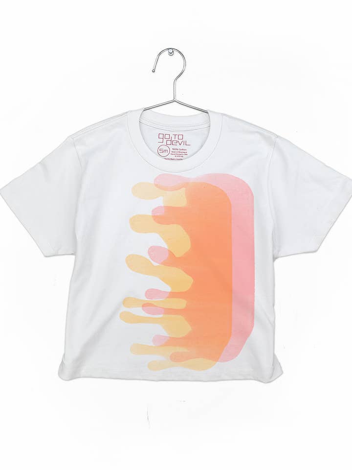 Blob Elaine Heavyweight High Waist Boxy Tee for wholesale by Go To Devil