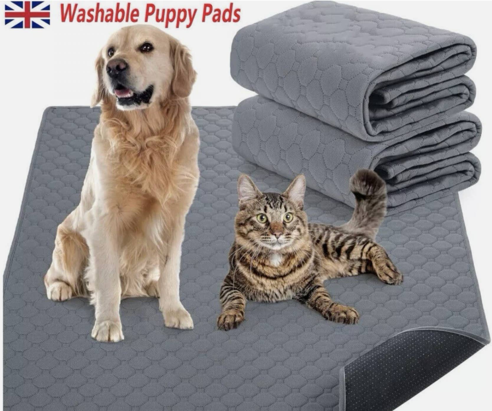 Conscious Generation – wholesale Matta - Hund – Återanvändbara kisskydd för husdjur - Läckagesäkra (50 cm x 70 cm)