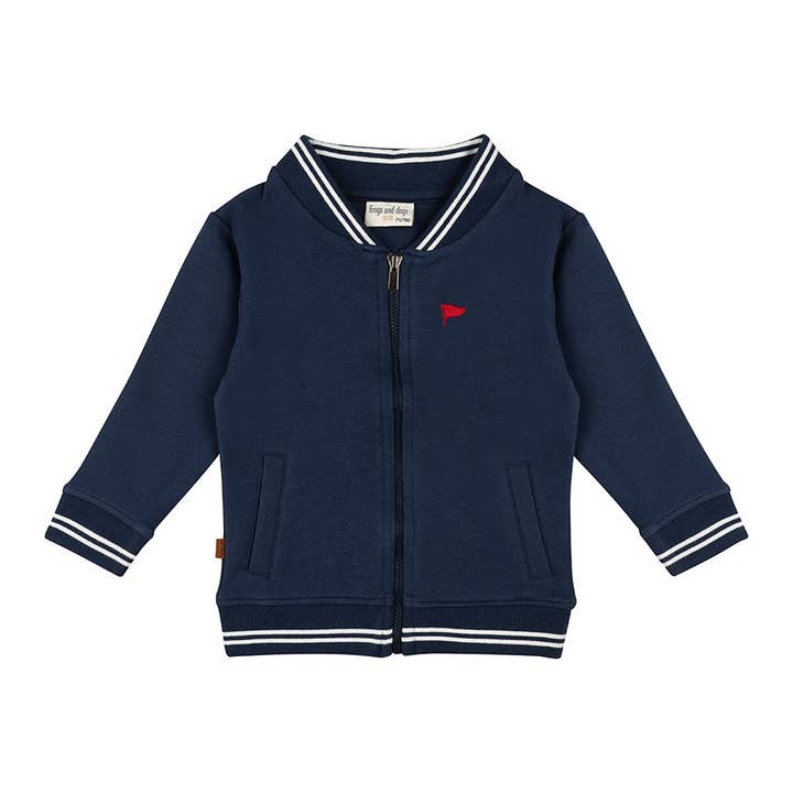 Varsity Jacket Kids | Dress Blues voor wholesale door Frogs & Dogs