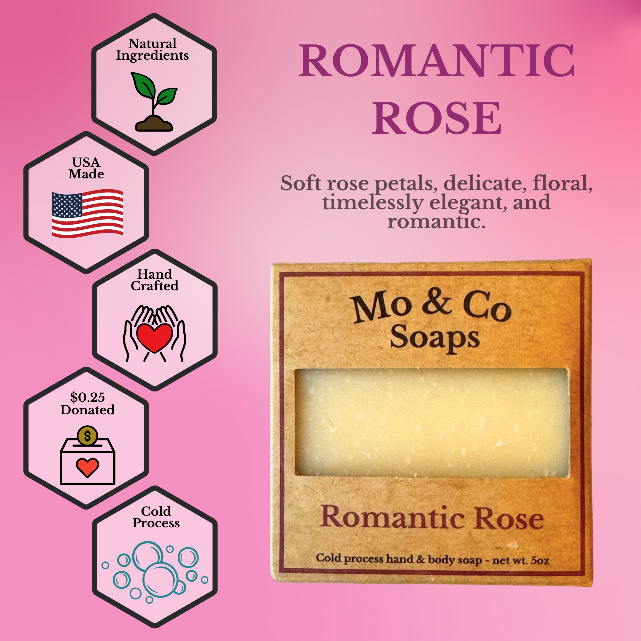 Mo & Co Soaps – Engroshandel Sæbesæt – Bedst sælgende barsæbe, helt naturlig, håndlavet - 5 oz hver5