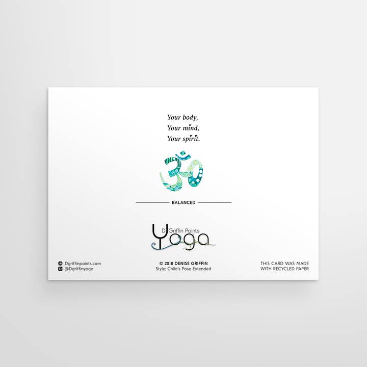 Yogini Collection – Engroshandel Hverdagshilsen kort – Børns Pose Udvidet1