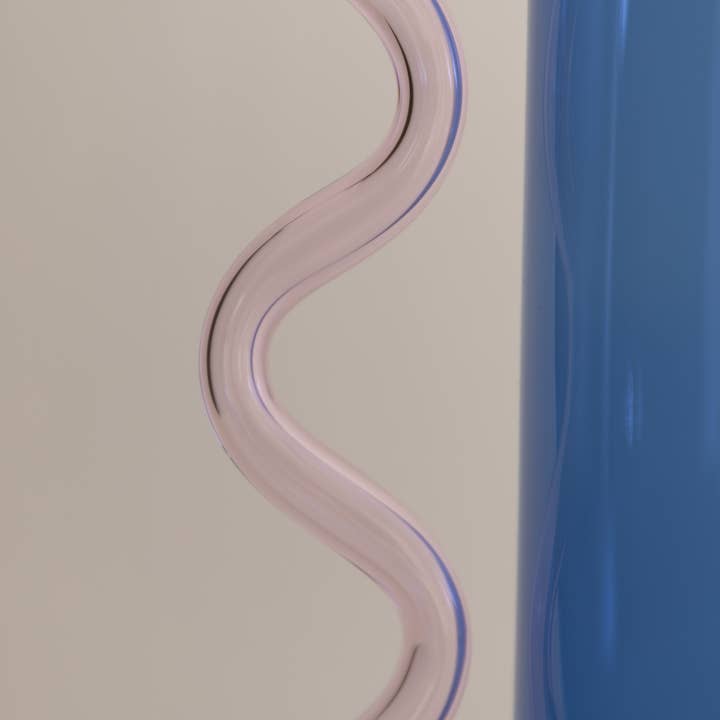 Sophie Lou Jacobsen - Vente Pichets - Pichet Wave, bleu/rose1