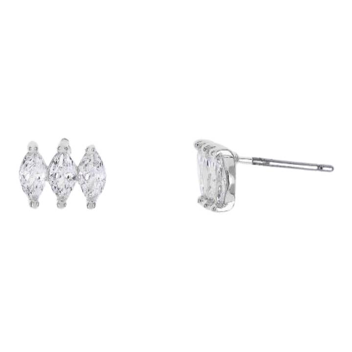 Morana - Wholesale Stud/Post Earrings - Cubic zirconia stud earrings