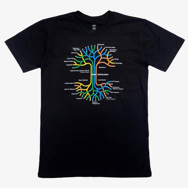 BART Tree Tee for wholesale by Oaklandish