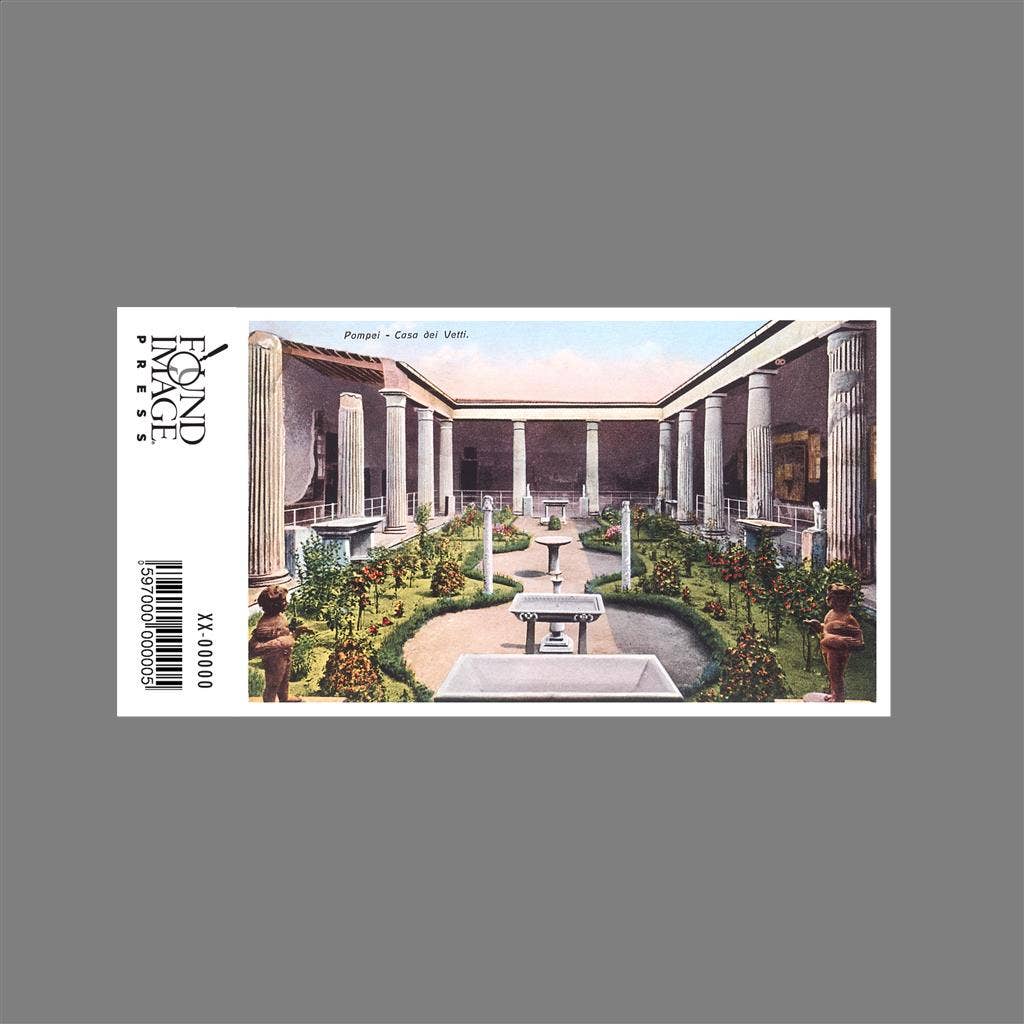 Found Image Press - Wholesale Sticker - Sticker IT-90 Pompeii, House of the Vettii, Italy1