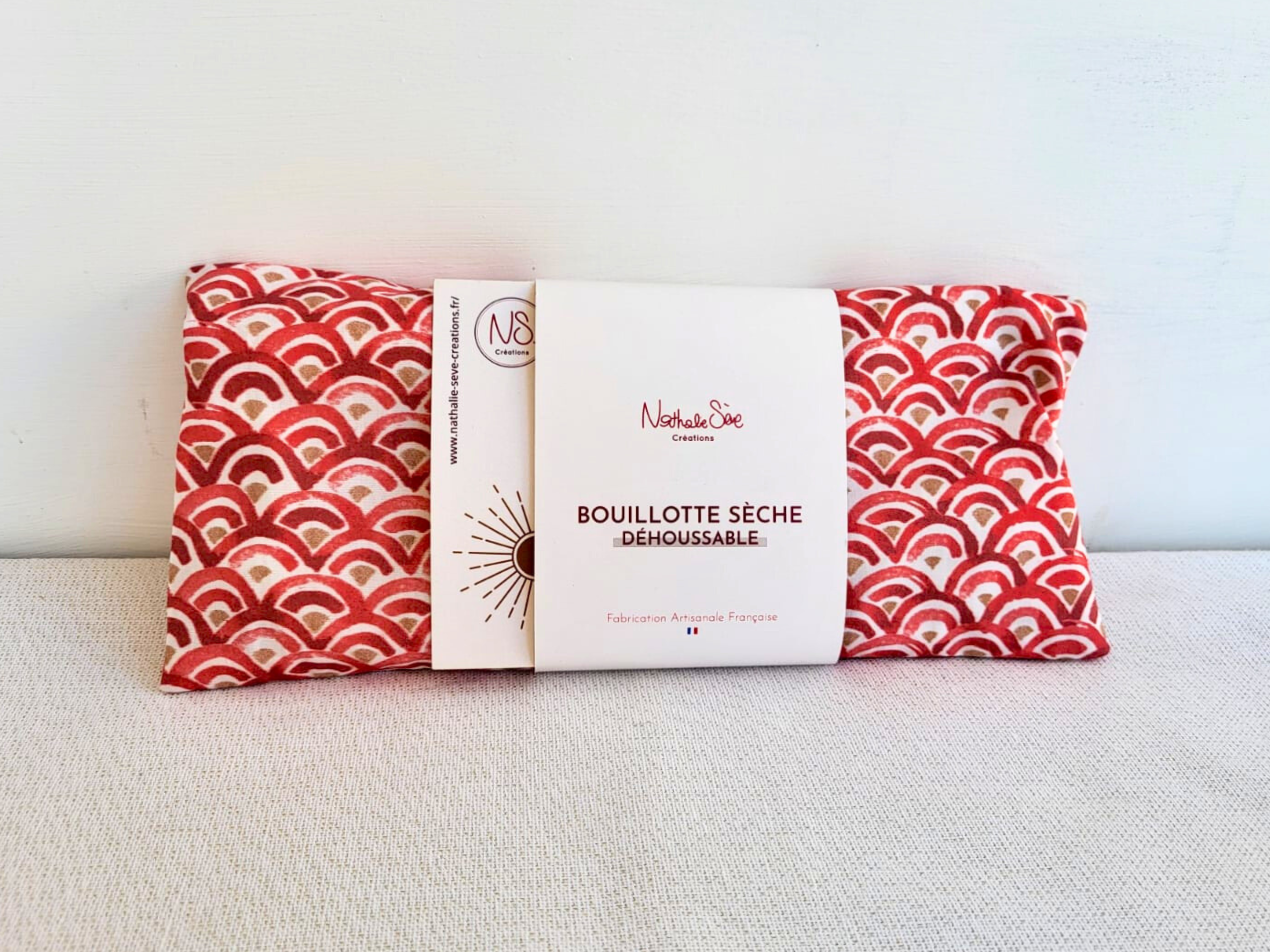 NS par Nathalie SEVE - Vente Compresses chaud/froid - Mini bouillotte  déhoussable  blé, lin ou noyaux de cerises6