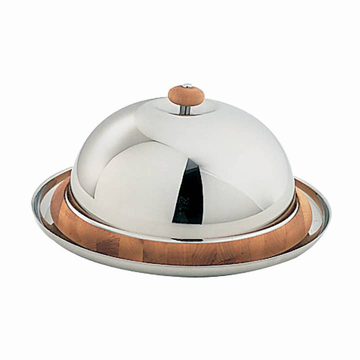 CHEESE HOLDER WITH CUTTING BOARD (ALDER) - SERAFINO ZANI for wholesale by Serafino Zani