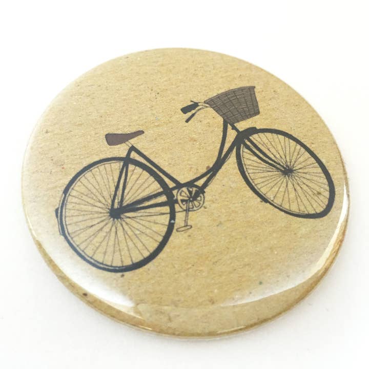 Bicycle pocket mirror for wholesale by Kate Broughton