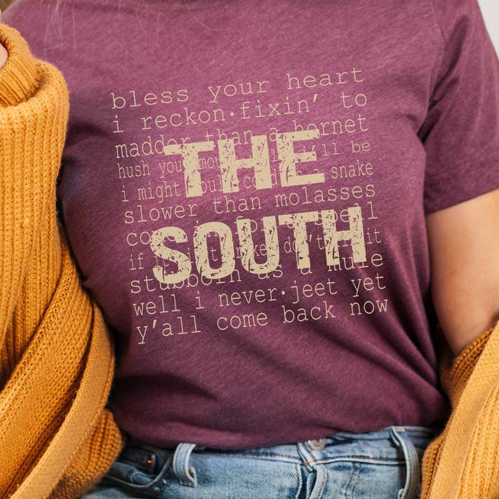 The South Bless Your Heart Southern Graphic Tee for wholesale by Kissed Apparel
