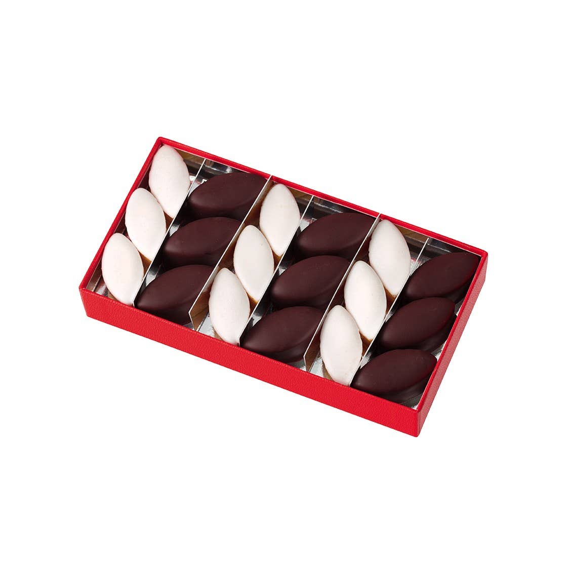 Léonard Parli - Vente Boîtes de chocolats - Coffret Mini Calissons & Mini Cabossons - 195g - 18 pcs0