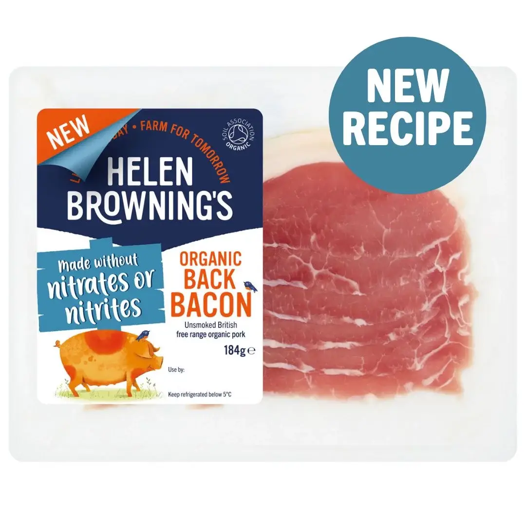 Helen Browning's Organic – wholesale Pork – Organic Unsmoked Back Bacon 0
