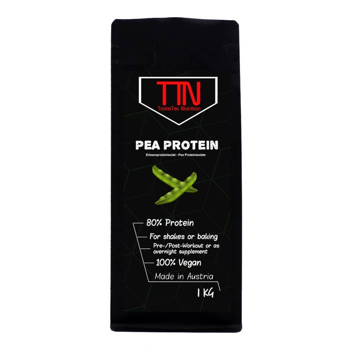 TasteTec - Genuss für Jedermann - Wholesale Protein/superfood powder - TTN pea protein pea protein isolate powder, 1kg zip bag