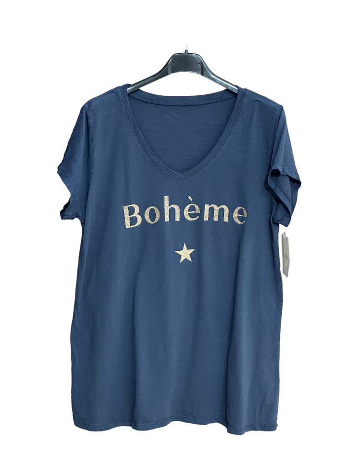 Moonsun - Vente T-shirt sérigraphié – femme - T-shirt Bohème10