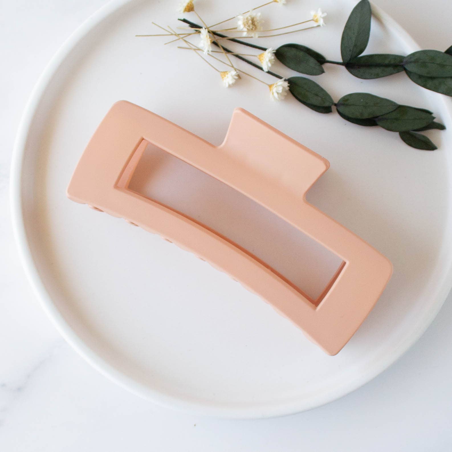 Tiepology - Wholesale Hair Clip - Women's - Jumbo Size 5 Inch Solid Long Square  Hair Clip42