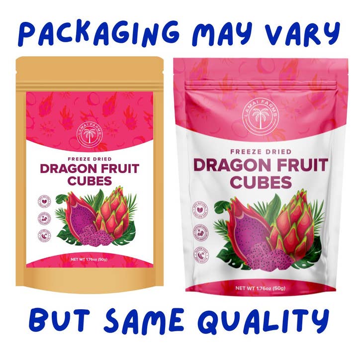 Lamai Farms - Wholesale Dried/Dehydrated Fruit - Freeze Dried Dragon Fruit 50g1
