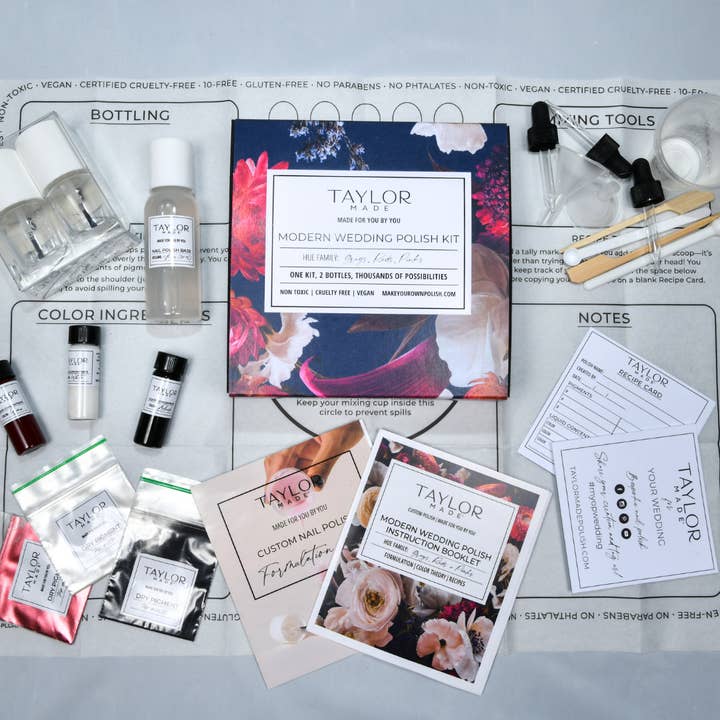 Taylor Made Polish - Vendita all'ingrosso Set di smalti - Kit Personalizzato di Smalti per Unghie da Sposa - TEMA COLORE MODERNO