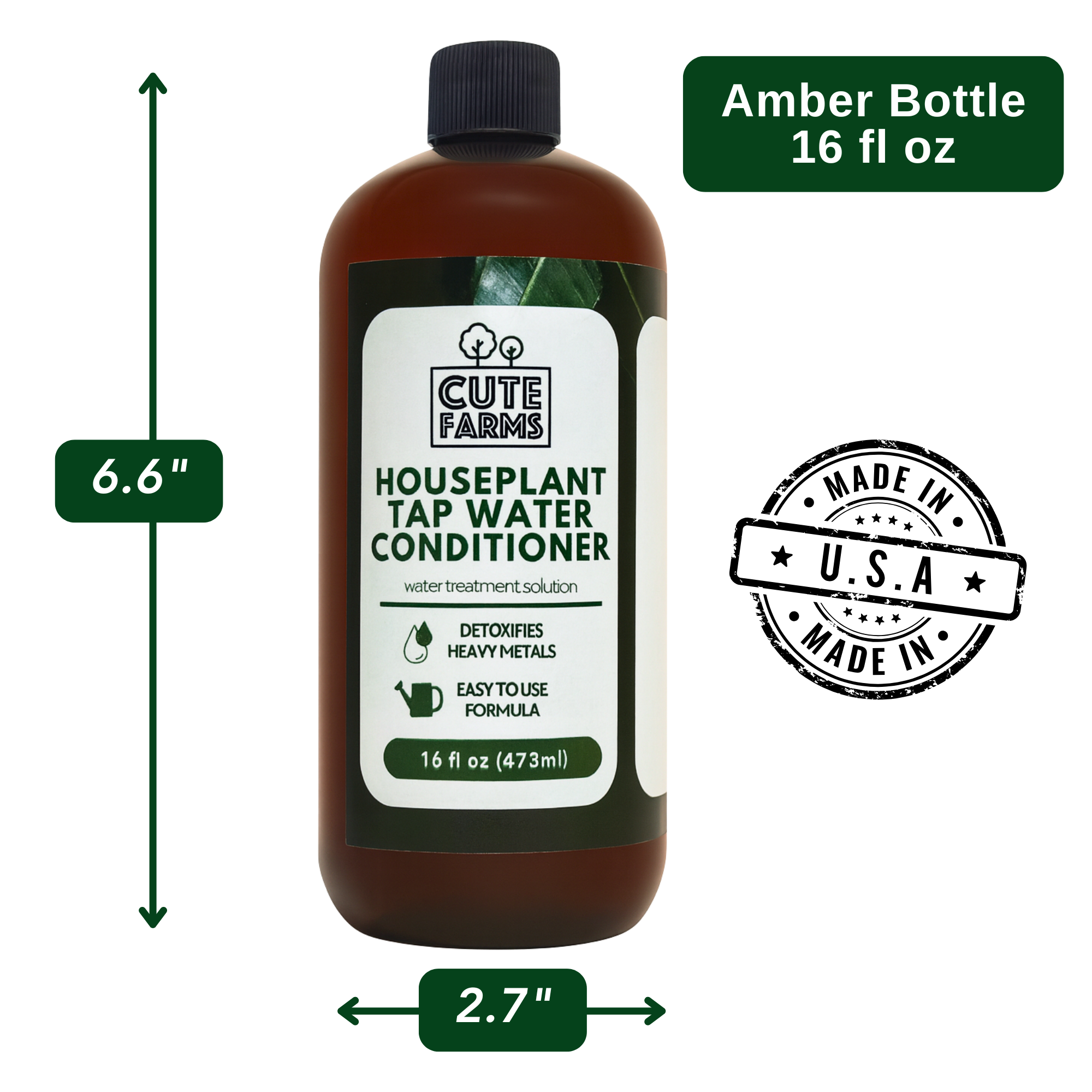 Cute Farms - Wholesale Live Plant - Tap Water Conditioner for Houseplants & Hydroponics1