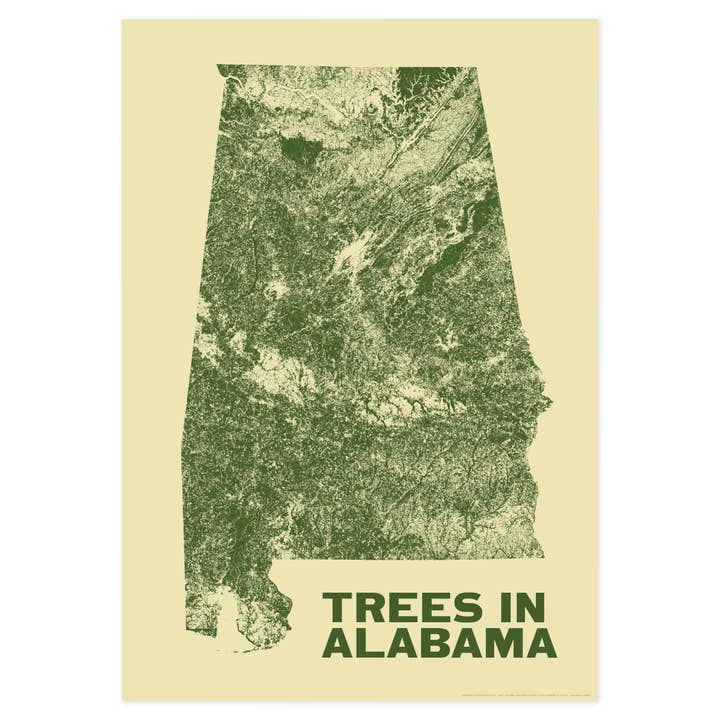 Trees in Alabama for wholesale by Scott Reinhard Maps