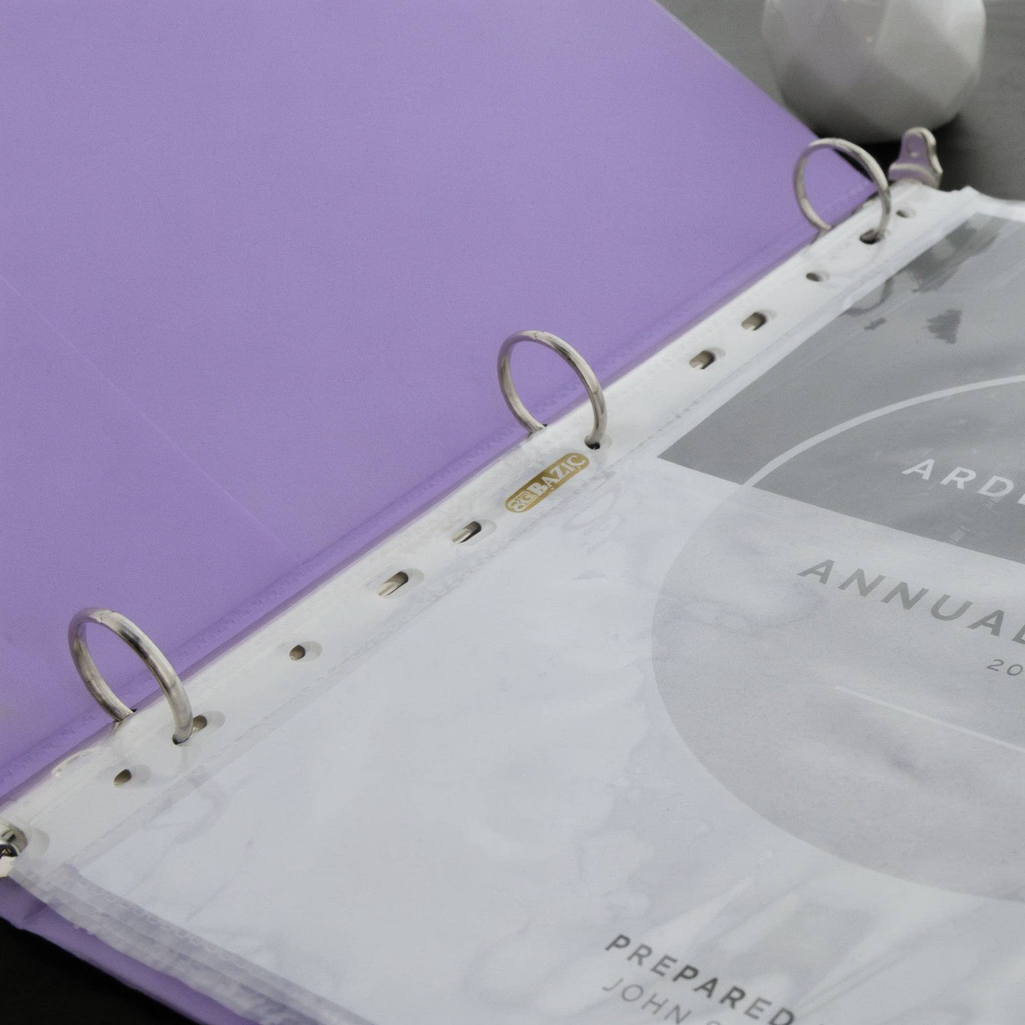 BAZIC Products - Vente Classeurs - Protecteurs de feuilles économiques à chargement par le haut (100/paquet)5