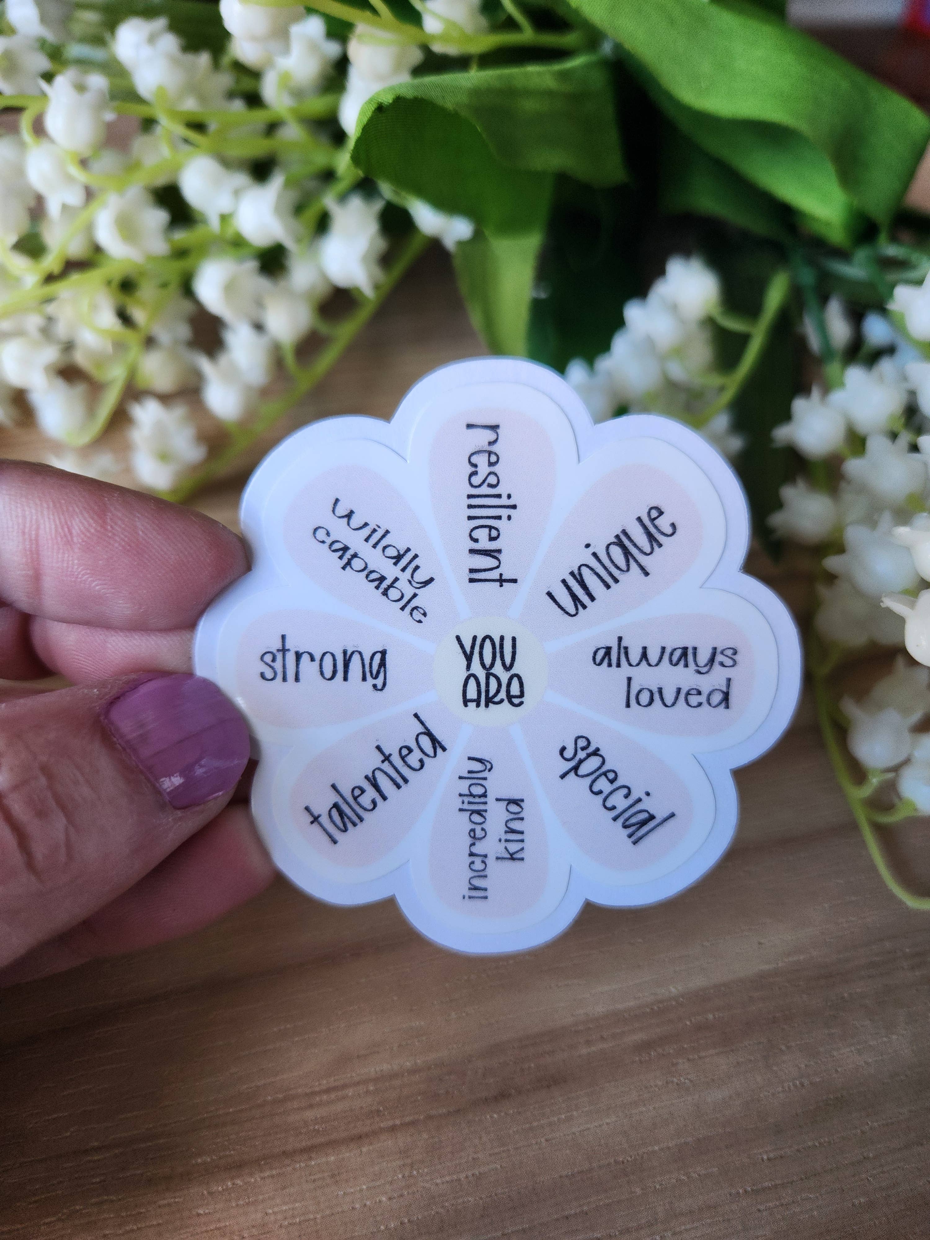 Blu Butterfly Stickers - Wholesale Sticker - Positive affirmation sticker0