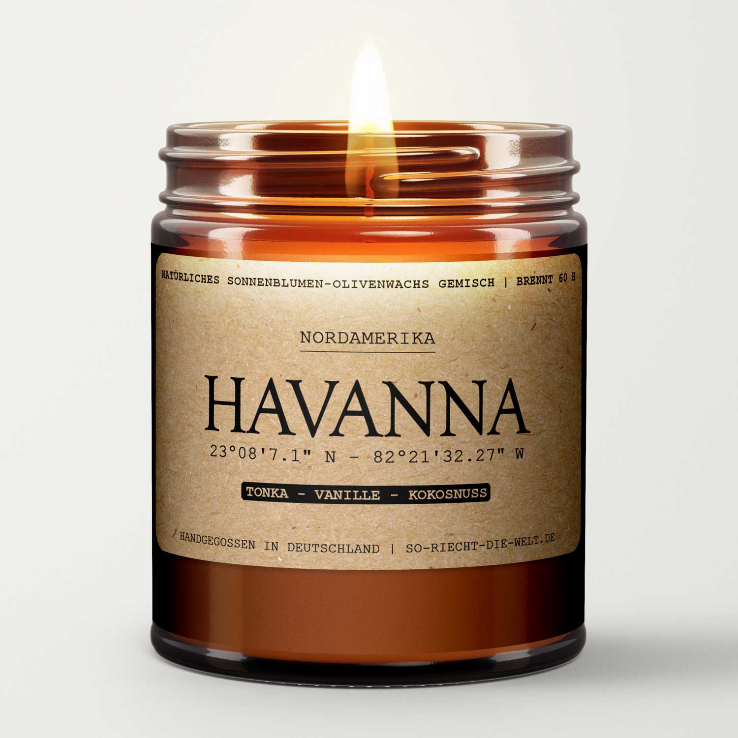 So riecht die Welt - Wholesale Jar/Filled Candle - Havanna candle - tonka | vanilla | coconut1