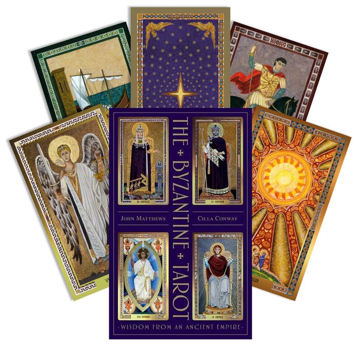 Cardshouse - Venta al por mayor Cartas del tarot - El set de cartas y libros del Tarot bizantino | Schiffer Publishing
