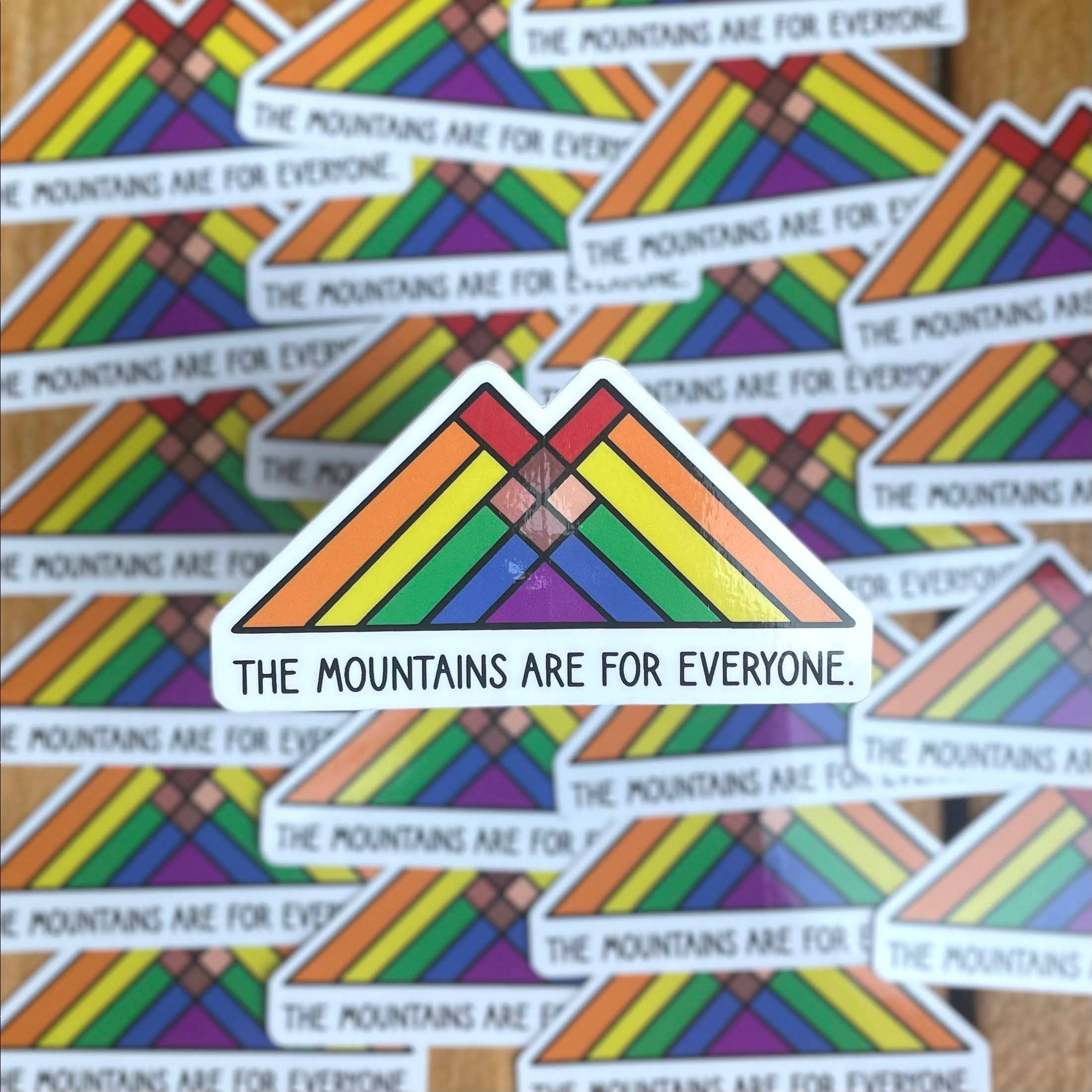 Rainier Watch Supply Co - Wholesale Sticker - The Mountains are for everyone Sticker8