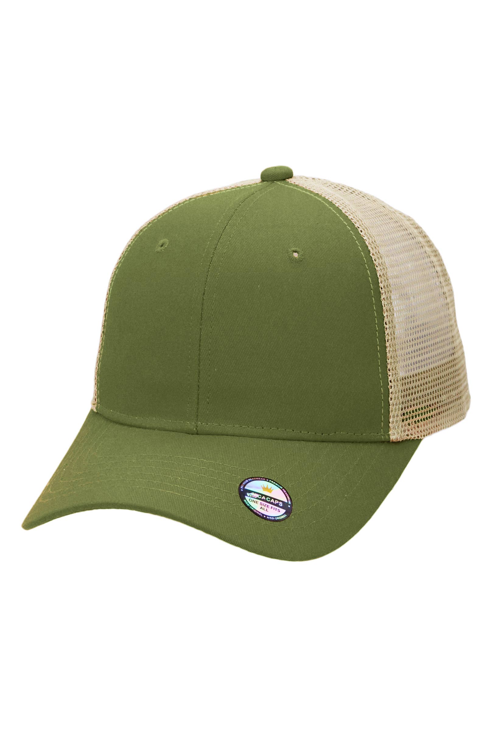 Cap Zone – Großhandel Trucker-Cap – Unisex – Zweifarbige Nylon-Polyester-Strukturierte Sechs-Panel-Trucker-Kappe18