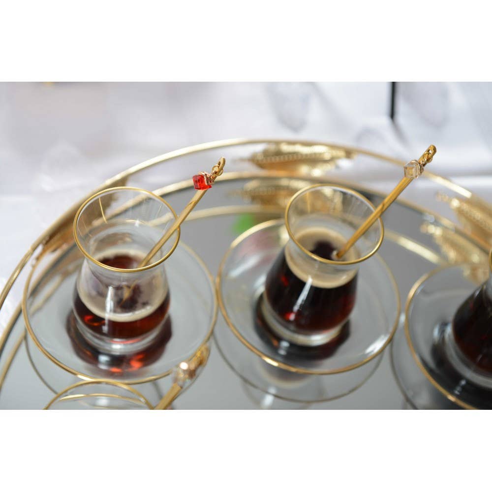 AULICA - Wholesale Coffee/Tea Cup - Gold-rimmed tea cups - set of 62