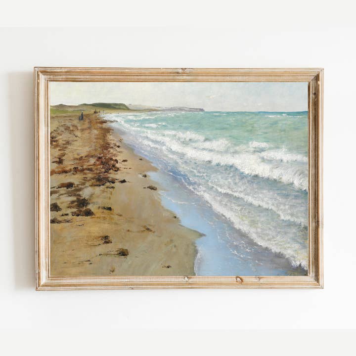 View from the Beach Antique Art Print for wholesale by Sea to Skye