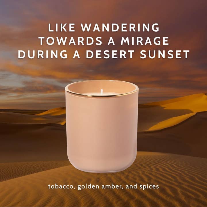 Little Torch - Wholesale Jar/Filled Candle - fata morgana candle (tobacco, golden amber, and spices)3