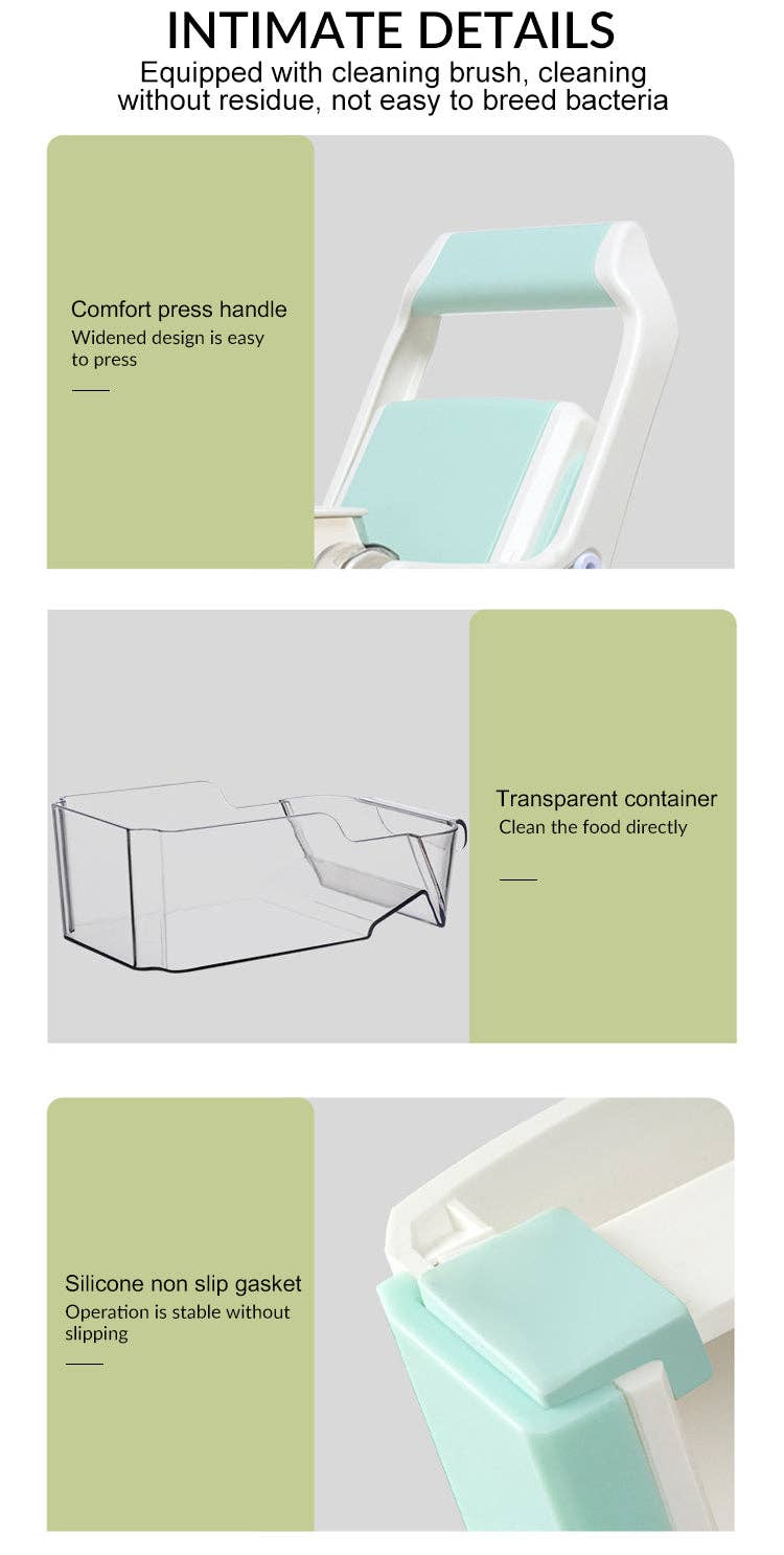 VIGOR - Wholesale Kitchen Tool/Gadget - Pro Chef 5 In 1 Cutter Kitchen Multifunction Vegetable Chopp11