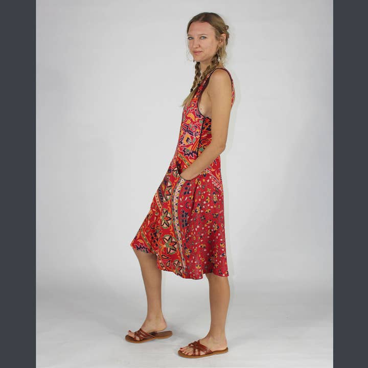 Caravan Dreams-jurk voor wholesale door Jayli Clothing