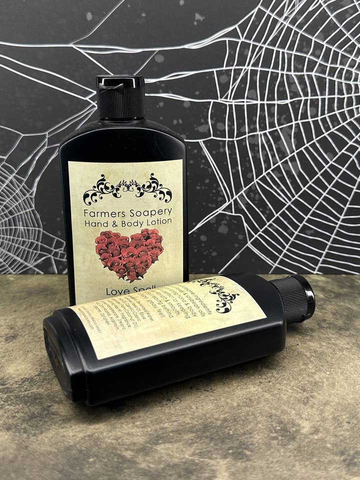 Love Spell Hand & Body Lotion Moisturizing Scented for wholesale by Farmers Soapery