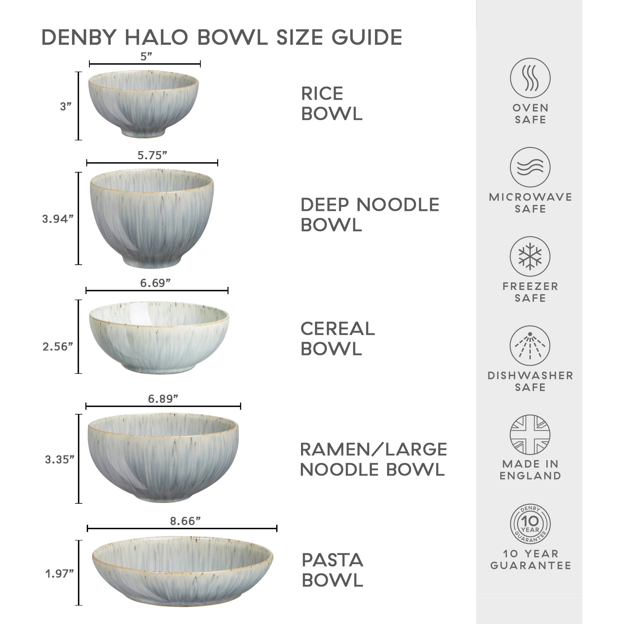 Denby - Wholesale Bowl - Halo Speckle Pasta Bowl2