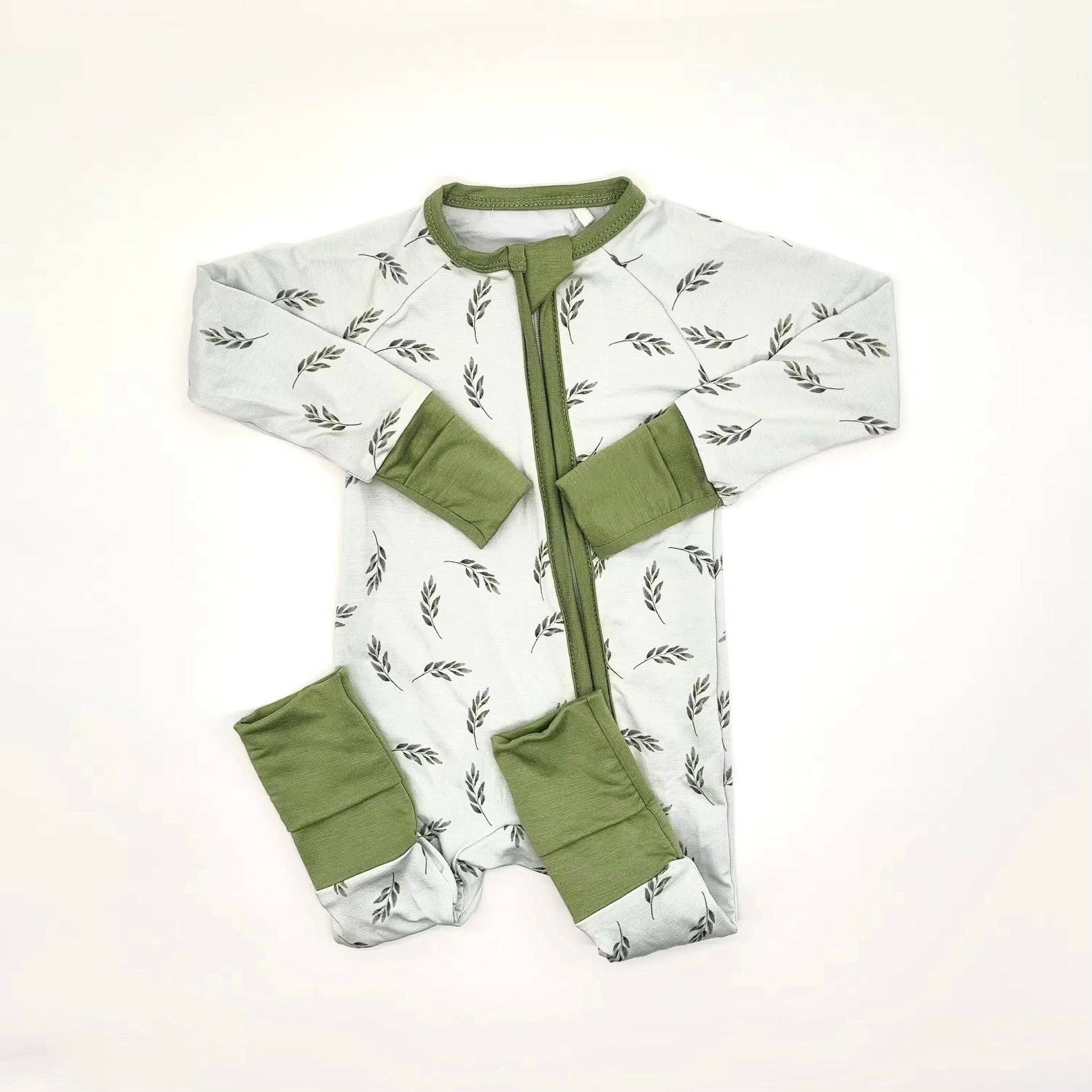 Havenbaby - Wholesale Rompertje - Baby - Bamboe Romper Kleine Blad3