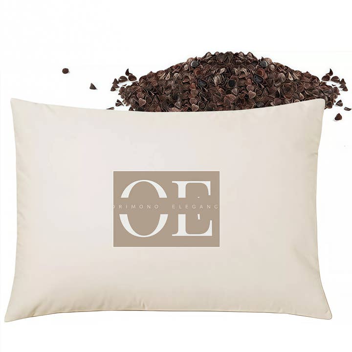 Orimono Elegance - Venta al por mayor Almohadas - Almohada de Trigo Sarraceno - Sobakawa Orgánica - Soporte para el Cuello - 20 x 30