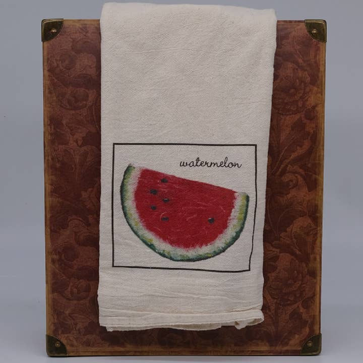 Flour Sack Towel -Watermelon for wholesale by Bella Esse Naturals
