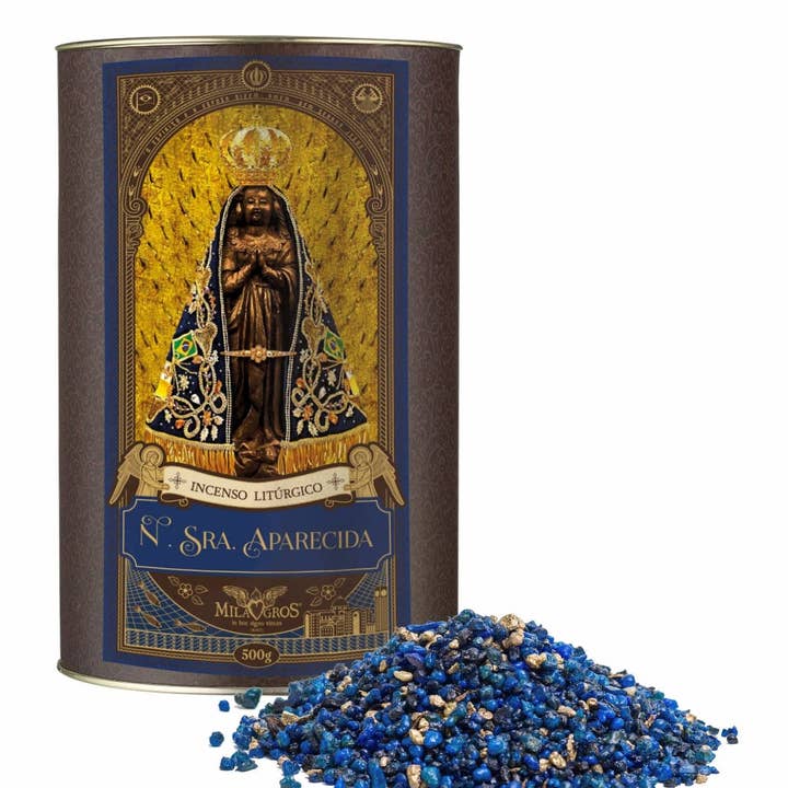 Milagros Our Lady of Aparecida (Nossa Senhora Aparecida) Resin Incense - 0.3-17.6oz for wholesale by Clero USA