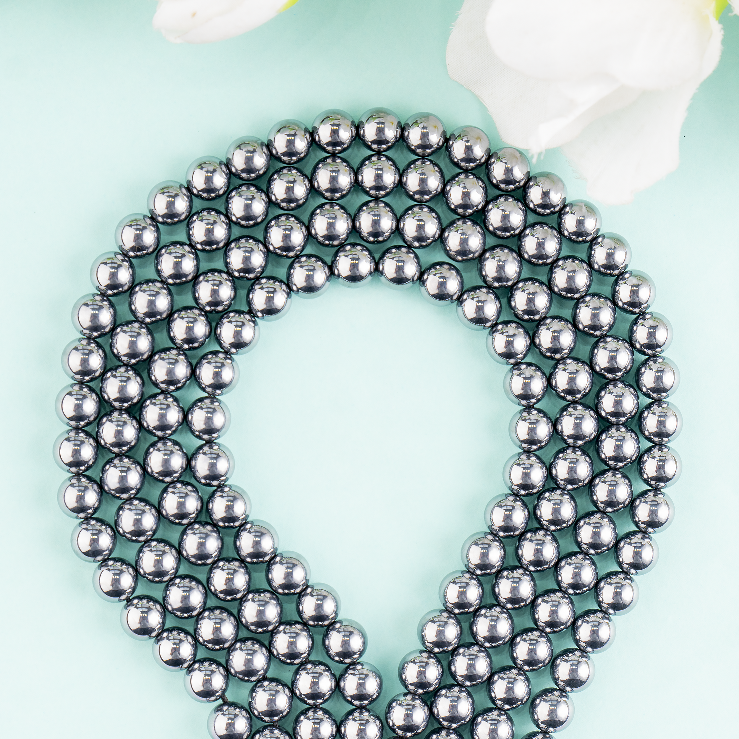 Soothing Crystals Beads - Wholesale Beads - Crystal Jewelry Beads | Hematite | Healing Gemstone Beads10