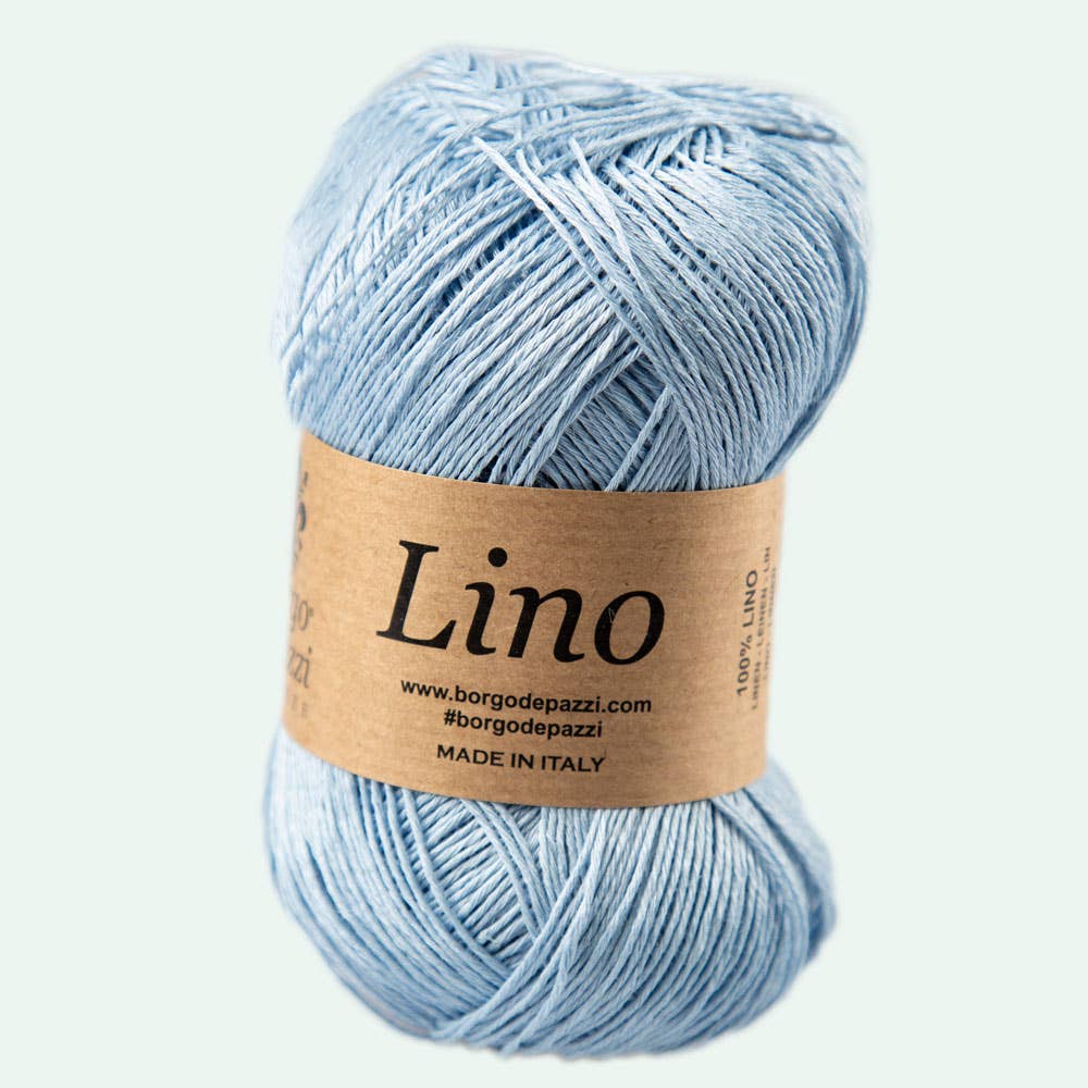 Borgo de' Pazzi - Firenze – Großhandel Garn – Lino - Leinenwolle 10 x 50 g Knäuel14