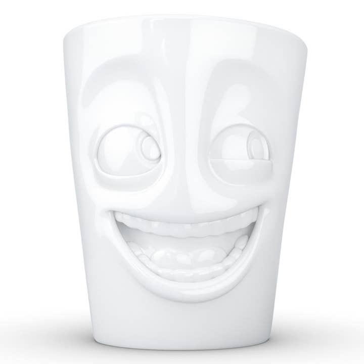 Coffee Mug with Handle, Joking Face for wholesale by Fiftyeight Products