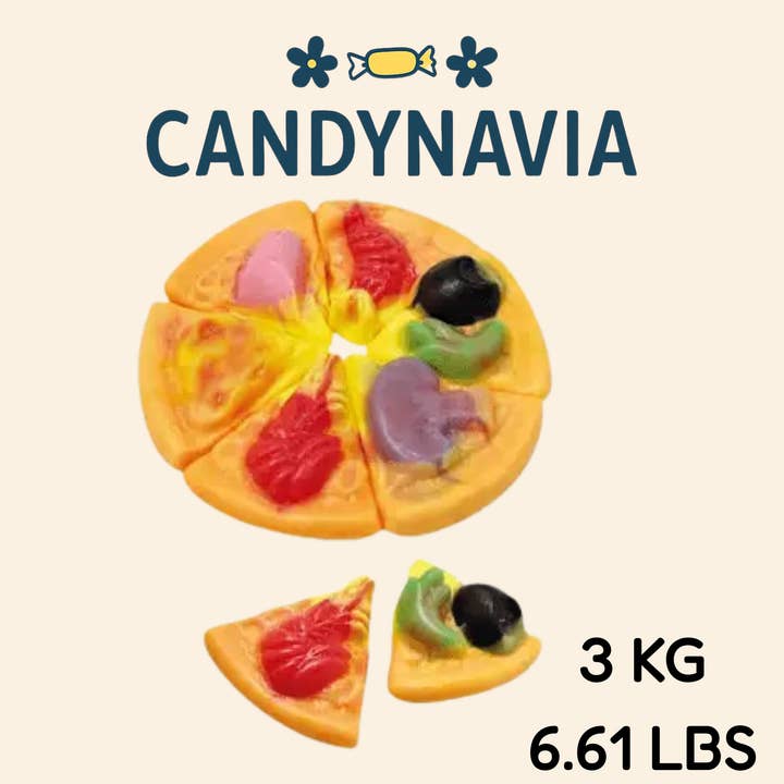 Candynavia - Wholesale Gummy - Swedish Candy - Vidal Filled Pizzas