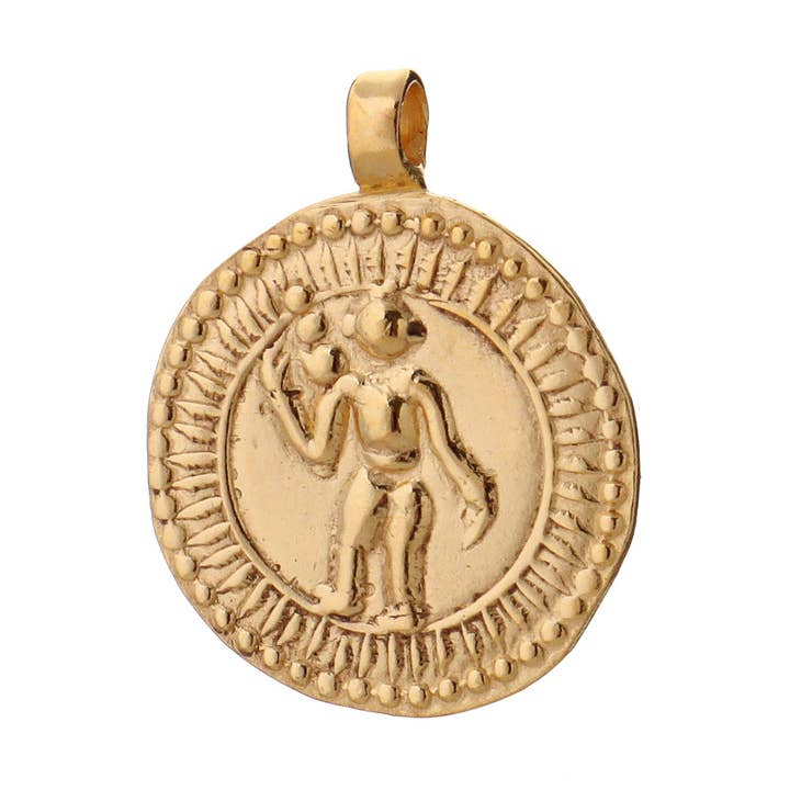 Vandmanden Stjernetegn Charm - Guld for engroshandel hos Goddess Charms