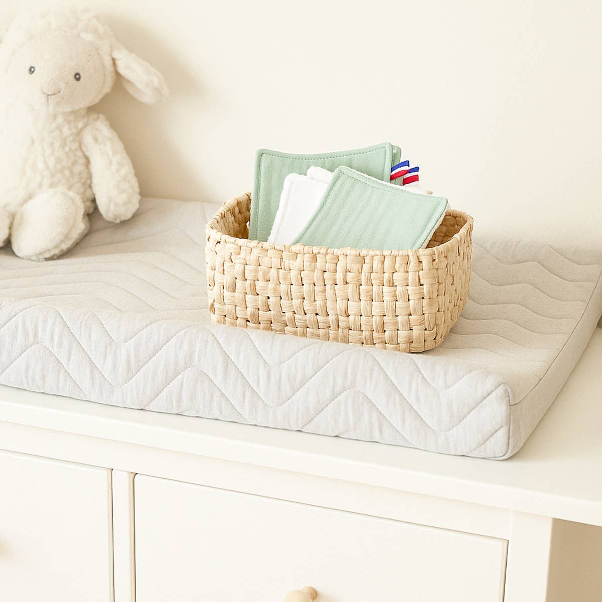 PAPATE - Wholesale Face & Body Wipes - Baby - Organic Cotton Washable Wipes - Green4