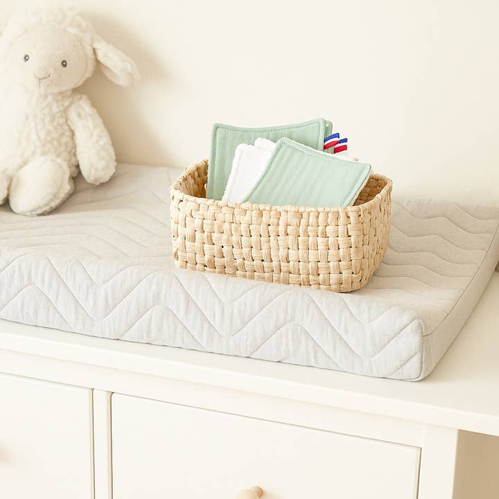 PAPATE - Wholesale Face & Body Wipes - Baby - Organic Cotton Washable Wipes - Green4