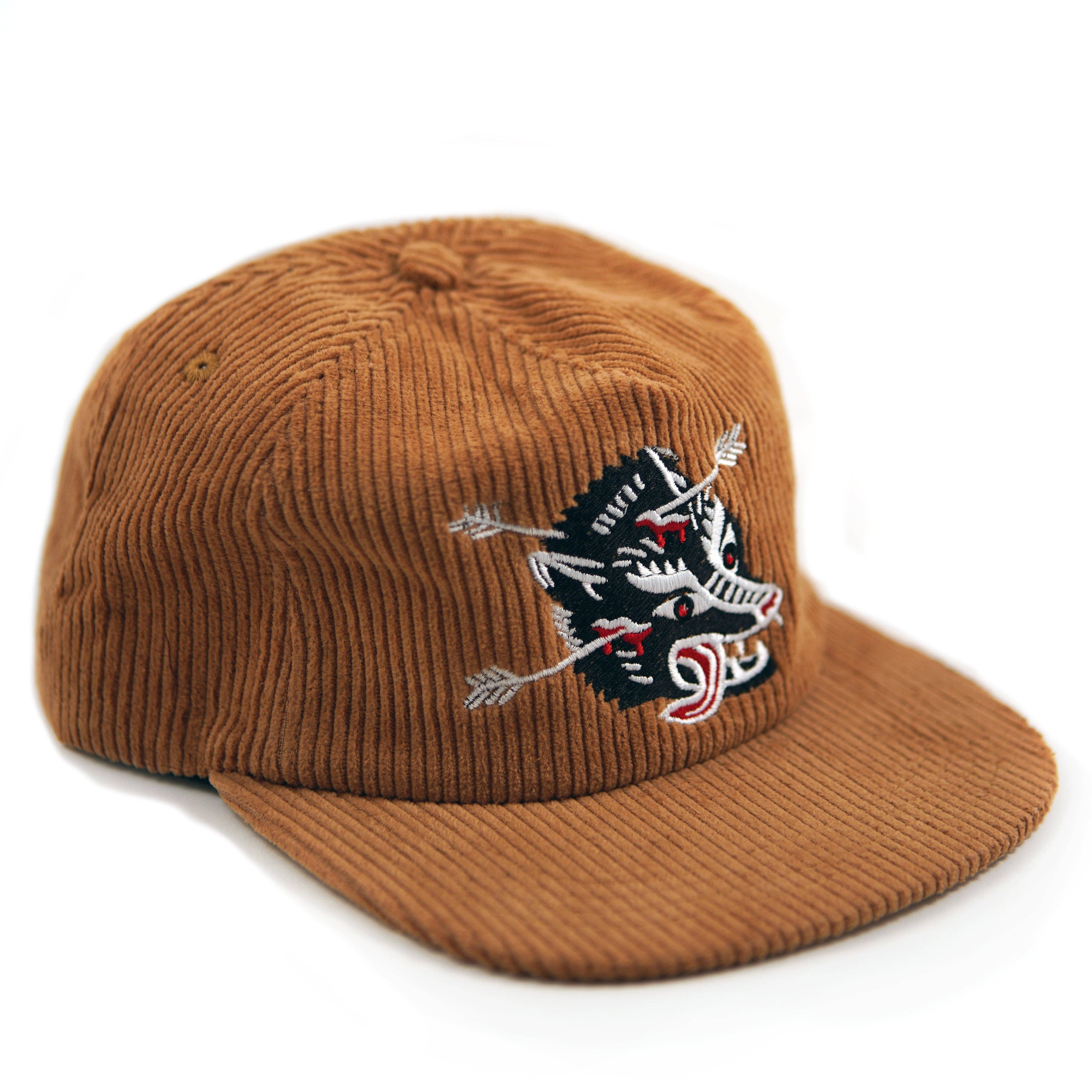 Stuntin Goods - Vendita all'ingrosso Cappellino con visiera piatta - Unisex - Cappello Wolf Corduroy4